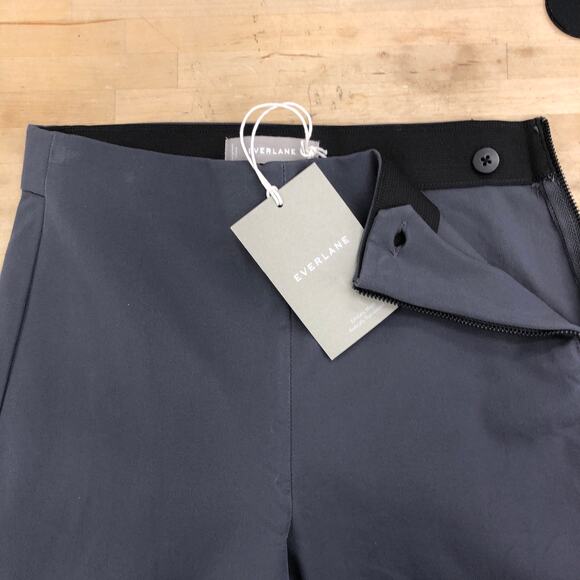 Everlane Womens Size 00 Pants The Work Regular Gray Side Zip Career BRAND NEW - Picture 11 of 13